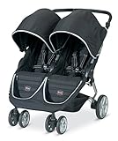 Britax(ブライタックス) B-Agile ダブル ストローラー ベビーカー (ブラック)【並行輸入品】+NONOKUROオリジナルハンドタオルセット