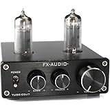 FX-AUDIO- TUBE-03J+ [ブラック]トーンコントロール機能搭載 真空管ハイブリッドプリアンプ