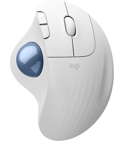 Amazon | Logitech 静音 ワイヤレス トラックボール マウス ERGO