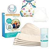 Tidy Tots Diaper Hassle Free 4 Diaper Snap Essential Set (TweetHeart/White) [並行輸入品]