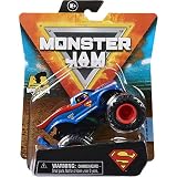 Monster Jam 2021 Spin Master 1:64 ダイキャストモンスタートラック ウイリーバー付き ヒーローと悪役のスーパーマン ユニ 子供用