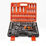 Timsa 　94pc　自動車用工具セット ツールボックス 多機能　六角レンチ　バイク・自動車メンテナンス用　バイク修理 ロードバイク 家の周りの小さな修理　ホームツールセット 日曜大工・住まいのメン