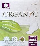 Organyc - Heavy Flow Night Pads - 10 Count - by ORGANYC