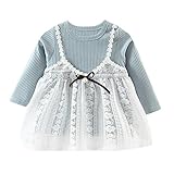 Cutelove　レースドレス　ドレス　 プリンセスドレス　ロングスリーブ　長袖　コットン　綿　女の子　ベビー　ガールズ　赤ちゃん　幼児　春　秋　可愛い　素敵　カジュアル　普段着　素敵　韓国　チュチュ