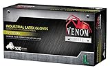 Venom VEN8123 Steel Industrial Latex Gloves 8 mil Large (Pack of 100) [並行輸入品]
