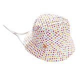 (ピーキー)Peigeeベビー用ハット つば広 赤ちゃんキャップ サファリハット キッズ 帽子 子供サンバイザー フィッシャーマンハット ハート柄 女の子 男の子 男女児 紫外線 UVカット 日よけ 