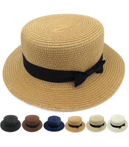 Amazon.co.jp: カンカン帽 麦わら帽 ボーター ストローハット 帽子 Amazon.co.jp: カンカン帽 麦わら帽 ボーター ストローハット 帽子