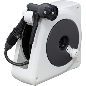 【Amazon.co.jp限定】WATER GEAR(ウォーターギア) ホース ホースリール オーロラnano 10m RM110WG コンパクト 安心の2年間保証