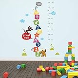 VanBest Children Grow Up Height Measurement Wall Stickers Growth Chart Measures with Quote Removable
