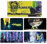 マウスパッド サイバーパンク エッジランナーズ グッズ デイビッド ルーシー レベッカ プレイマット 大型 デスクマット ゲーミング ハーモニア ゴム 滑り止め 防水 おしゃれ 可愛い コスプレ小物 誕生日 プレゼント ギフト (17,700*300*3mm)