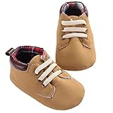 WAYLONGPLUS Infant Baby Boys Prewalker PU Non-slip Baby Shoes by WAYLONGPLUS