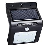 DeroTeno ソーラーライト ８灯 人感センサー搭載 日本語取扱説明カード付き