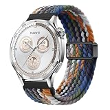 [Etsbaocy] 22mm バンド For Huawei Watch GT 5 Pro 46mm/Watch GT 5/GT 4 46mm/4 Pro 48mm 対応 交換バンド 交換ベルト 換えバンド 編組ストラップ 磁気バックル付き - カラフル