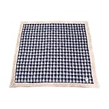 チェック柄こたつ布団セット！【カジュアルホワイトこたつ2点セット（正方形・75cm幅）】Aセット