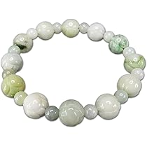 Amazon.co.jp: [石街] ひすい 本翡翠 蓮の花 彫刻 円玉 約10mm