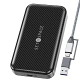 外付けSSD, SETMSPACE SSD 外付け1TB, SSD 外付け USB 20Gbps | 2060MB/s, 外付けSSD USB-Cストレージとバックアップ用, Mac、Xbox用高级External SSD [LP20-1T]