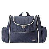 Gitta Double Multi Function Baby Mom Nappy Changing Diaper Bag, Dark Blue Denim by Gitta