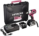 日立工機 18V コードレスインパクトレンチ 充電式 5.0Ahリチウムイオン電池、急速充電器、予備電池、ケース付 レッド WR18DBDL(2LJCK)(R)