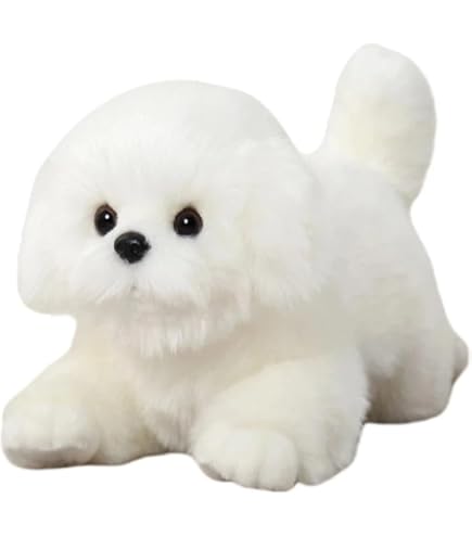 Amazon.co.jp: HollyHOME マルチーズ ぬいぐるみ リアル マルチーズ 犬