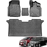 トヨタ との互換性あり アルファード/ヴェルファイア 30系 前期/後期 3Dフロアマット 3Dカーマット 車専用 フロアマット 立体カーマット TPE材質 耐汚れ 抗菌効果 防水 滑り防止 保護パーツ カー用品 （4PCS）