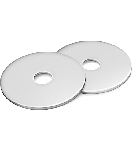 INCREWAY 10x Rubberen Spacer Ringen – 3/4 Inch Dik, Zwart, Voor Trillingsdemping
