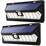 Mpow センサーライト ソーラーライト 点灯時間調整可能 30led 防水 防犯ライト 屋外人感ライト 玄関ライト 広角照明 太陽発電 自動点灯 屋外照明 センサー距離8メートル 防犯用 玄関 庭 