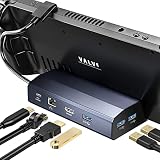 VANGREE Steam Deck ドッキングステーションHDMI 2.0 4K@60HZ、1000Mbpsギガビットイーサネット、三つのUSB3.0ポート、PD 100W USB-C充電ポート付き モニター、マウス、キーボード、持ち運び便利Steam Deck スタンドアクセサリー用