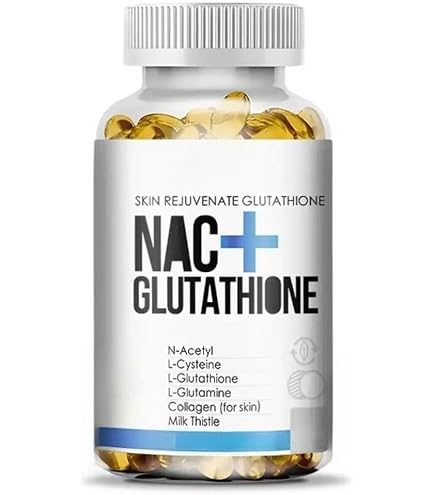 kyusoku bihaku glutathione activator plus nac Lot of 2 Boxes KB Total of 60 Capsules Glutanac and 60 Capsules Rosehips Skin Lightening Whitening Health, Household & Personal Care KB L-Glutathione Plus NAC 500mg