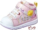 DRM B01 アイム ドラえもん 子供靴 スニーカー ハイカット シューズ ベビー キッズ 男の子 女の子 (14.0cm, ピンク)