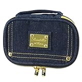 アットファースト スクエアポーチ デニム ネイビー AF8318