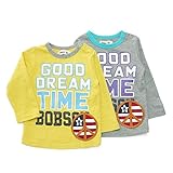 Bobson(ボブソン) 長袖Ｔシャツ (80～130cm) キムラタンの子供服 (88102x88602-151a) グレー 90