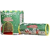 （イークスン） EocuSun　子供用テント　セット　折り畳み式　トンネル　 幼児用 子供部屋　欧米風　収納バッグ付き　2in1 (グリーン)