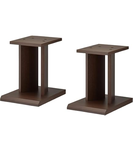 Amazon.co.jp: ハヤミ工産 スピーカースタンド 高さ42㎝ 2台1組 木目調