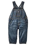 OshKosh B ' goshベビー男の子ジャージ裏地付きデニムオーバーオール – Heritageインディゴ( 24 m )