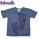 【bibmilk】 wild side【ビブミルク】 wild side エコヘザーTシャツ エコ ネイビー 4T(110)