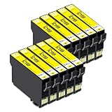 互換インクカートリッジ ic69 ICY69-10pk イエロー 10個パック 目印：砂時計 インクタンク 対応プリンター: px-045a px-105 px-047a px-046a px-405a px-435a px-436a px-437a px-505f px-535f 大容量 残量表示icチップ付大阪インク