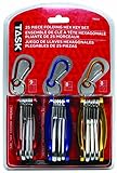 Task Tools T16053 Folding Hex Key Set, SAE/Metric/Torx, 25-Piece [並行輸入品]