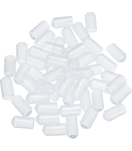 sourcing map 15pcs Rubber End Caps 28mm ID Vinyl Round End Cap Cover