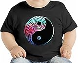 Galaxy Yin and yang オーガニックベビーTシャツ 12 - 18 Months