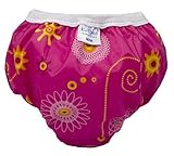 Kushies Potty Taffeta Training Pants - Medium - Crazy Circles Green by Kushies [並行輸入品]