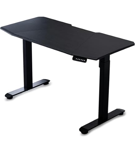 Amazon | タンスのゲン 昇降式テーブル 幅120cm 小さめ PCデスク 高さ