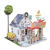 子供用パズル 木製パズル 3D立体 積み木 ジグソー パズル 木の部屋 おもちゃ 北欧風情 キッズ 認識能力 想像力アップ 知能開発 知育玩具 男の子 女の子 遊び 玩具 誕生日 クリスマスプレゼント