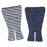 気分で選べる♪　リバーシブルクッション ベビーカー・チャイルドシート・ベビーチェア兼用（ネイビー）