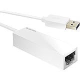 エレコム 有線LANアダプター Nintendo Switch 動作確認済 USB-A USB3.0 ギガビット対応 ホワイト EDC-GUA3-W