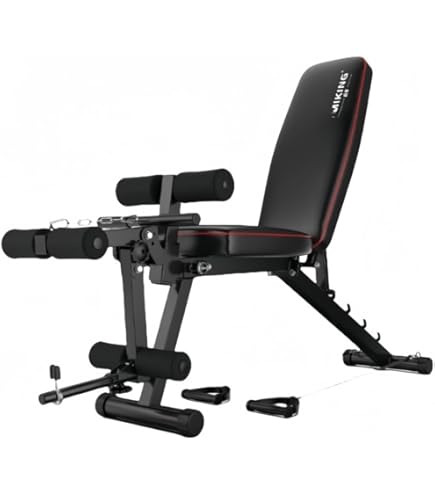 Amazon.co.jp: ZLGE ダンベルスツール、調節可能な折り畳み式の重量