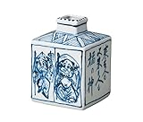 マルヨネ 九谷焼 花器・花瓶 4号一輪生・七福神(内福の図) K4-1283