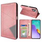 Redmi 12 5G ケース 手帳型 カード収納 スタンド機能 スマホケース レッドミ 12 5G 全面保護 バンパー 多機能 人気 ローズゴールド）