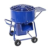 モルタルミキサー 青 混合量80L ドラム容量100L 物置き台付き 電動 ミニミキサー ミニモルタルミキサー 電動ミキサー 混練ミキサー 混練機 攪拌機 かくはん機 電動モルタルミキサー コンクリー