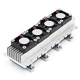 YCOSON クワッドコアTEC1-12706熱電ペルチェ冷却空気冷却DIYラジエータ