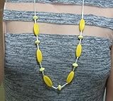 A L L U R E silicone teething necklace for mom BPA free FDA compliant food grade silicone by AllureE